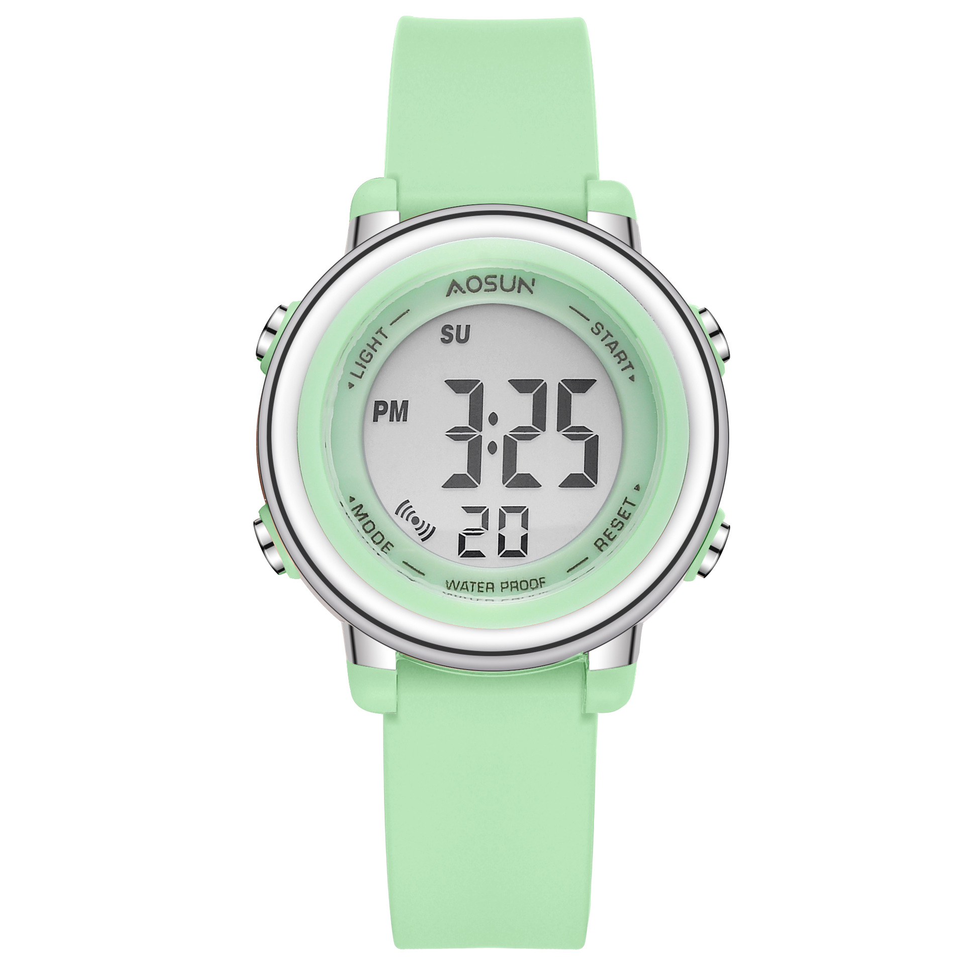 电子表男青少年初高中学生女潮流多功能夜光运动机械防水电子手表