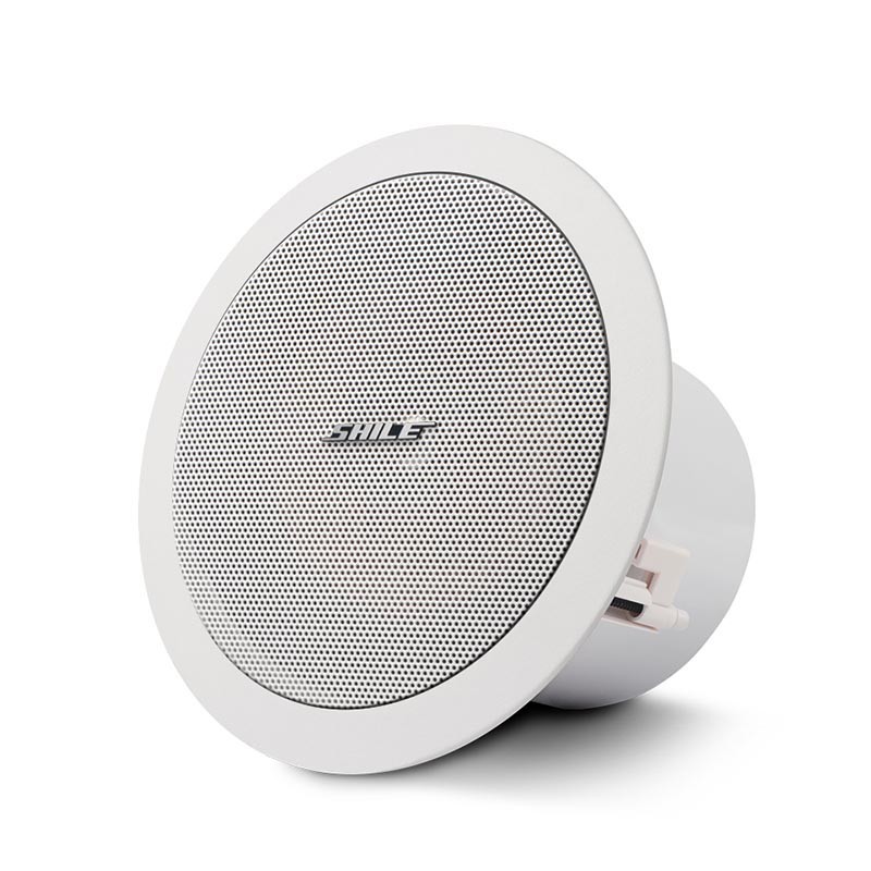 狮乐(shile) bx-206吸顶音箱天花定阻喇叭音响室内吊顶式6.