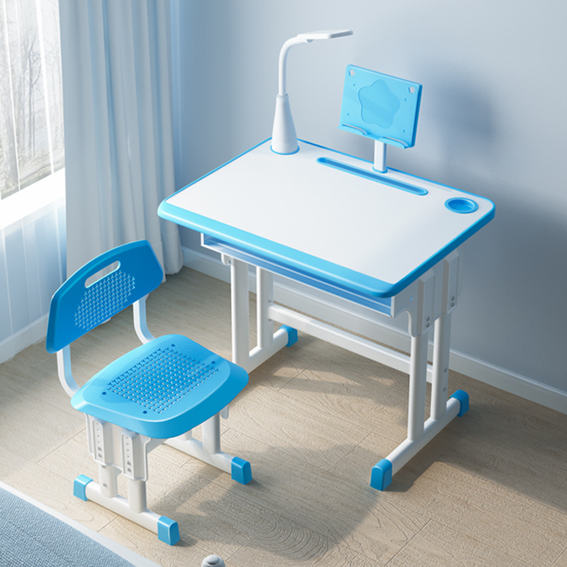 儿童学习桌椅套装写字桌书桌椅子家用可升降简约小学生小孩课桌椅