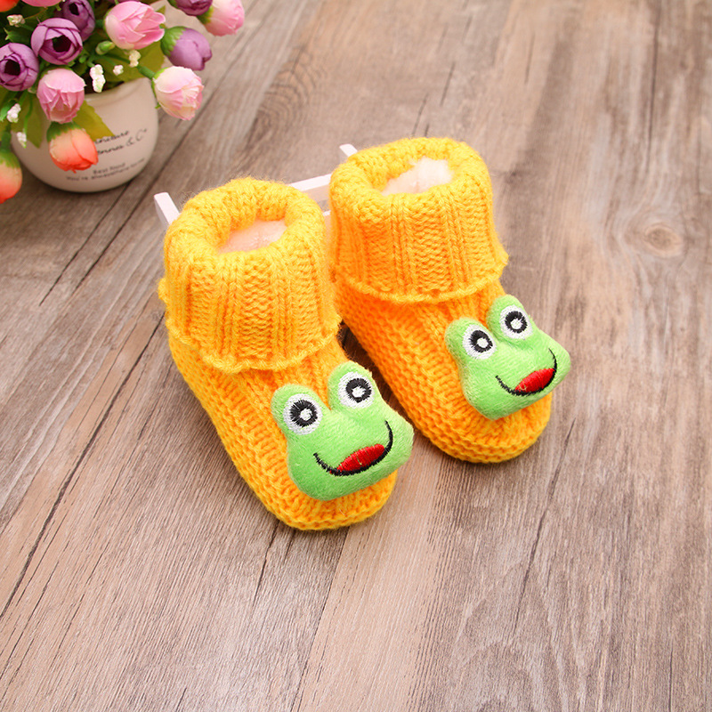 [Special Clearance] Winter Fleece-Lined Baby Bootee 0-6 Months Baby Shoes Newborn Step Ankle Sock