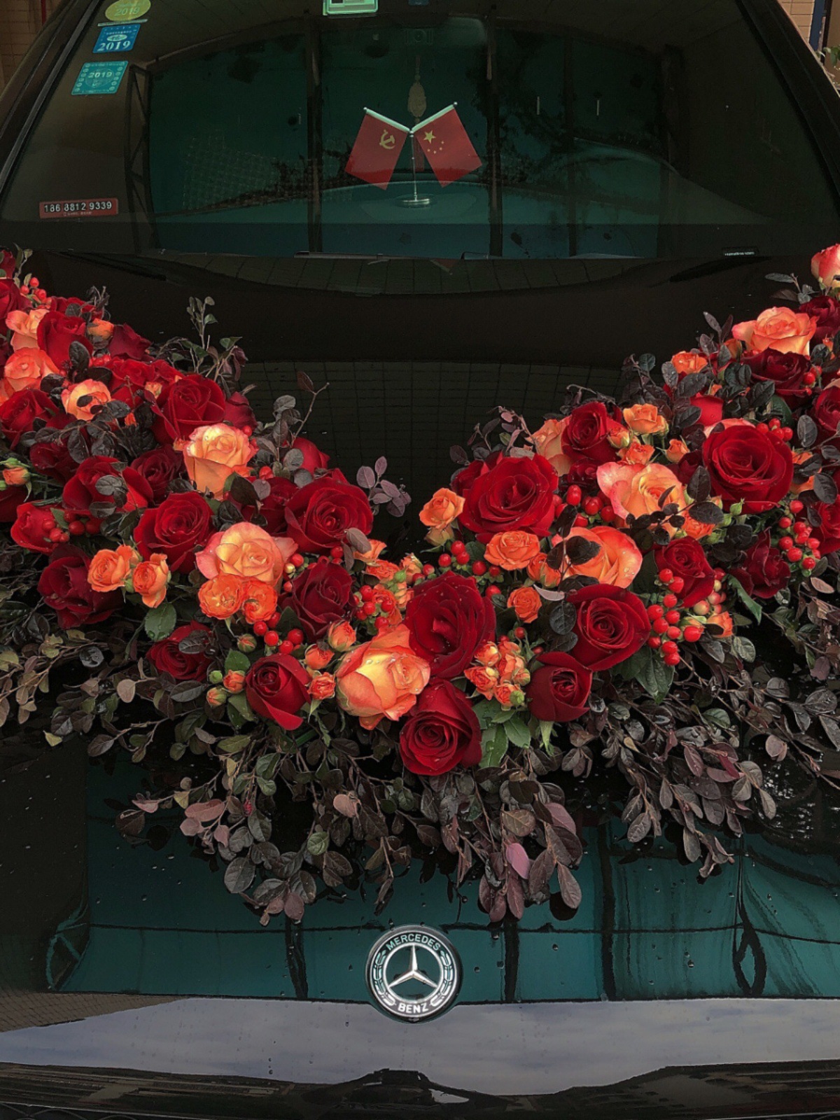 婚车花泥大v型带吸盘式主婚车车头花车头车装饰插花材料长方-阿里巴巴