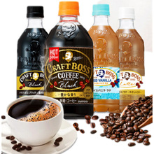 CraftBoos即饮办公黑咖啡拿铁日本进口咖啡饮料500mSUNTERY三德利