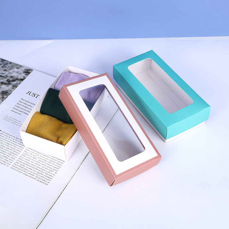 White Card Packing Box Paper Box Small Batch White Box Underwear Blind Box Box Customized Wholesale Drawer Box Tiandigai Color Box