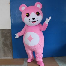 粉色熊吉祥物卡通人偶服装成人玩偶服行走毛绒头套布偶泰笛狗熊