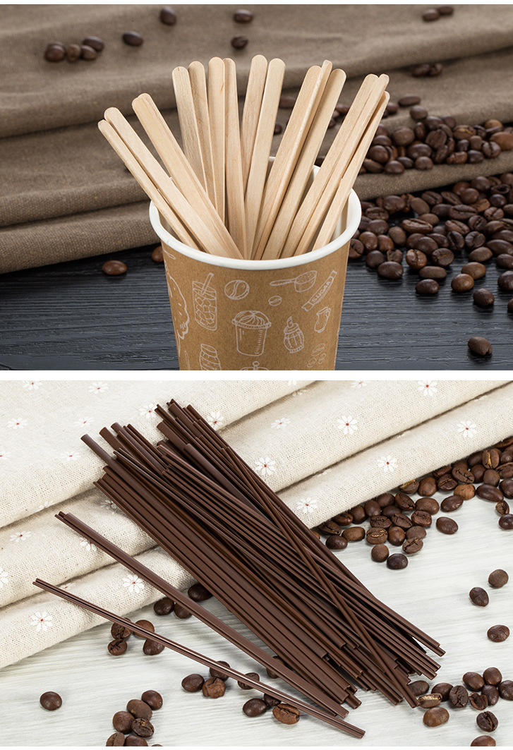 热饮咖啡搅拌吸管一次性餐具塑料pp奶茶棒一次性塑料咖啡搅拌棒
