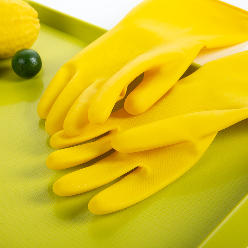 福耀天祥乳胶手套橡胶手套家用厨房加厚耐酸碱洗碗洗车手套批发