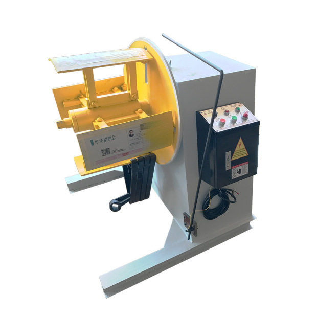 力豪机械 冲床送料机冲压金属卷料开卷机 重型材料架放料架mt系列