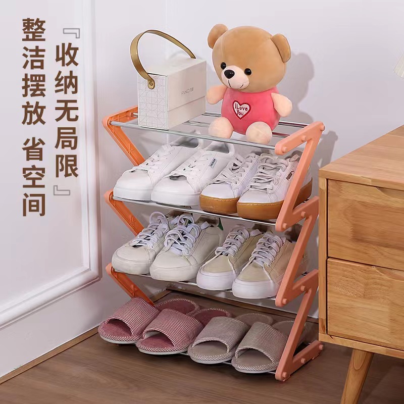 Factory Wholesale New Simple Shoe Rack Multi-Functional Shoe Cabinet Dustproof Home Dormitory Door Shoe Storage Fantastic