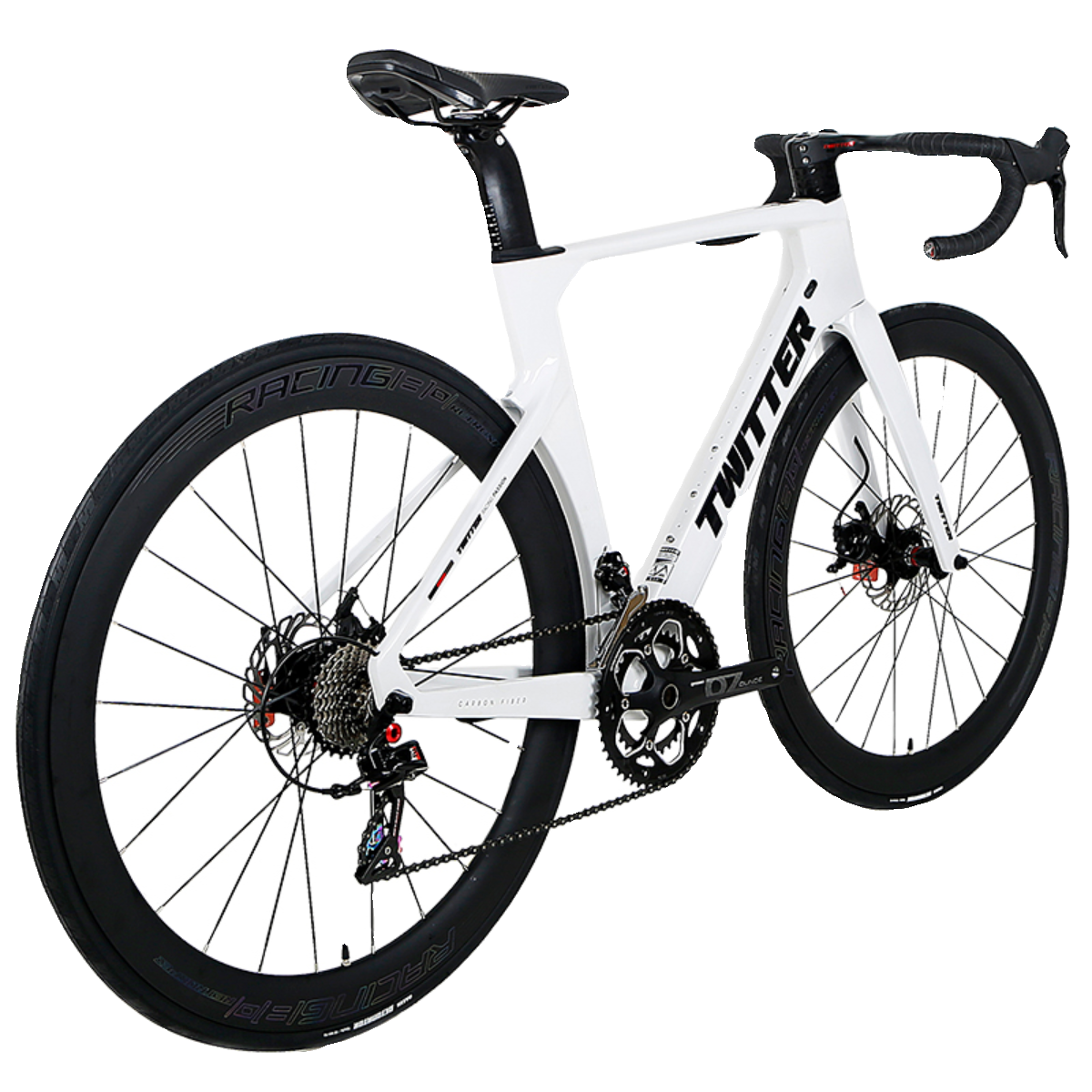 骓特r10碳纤维公路车一体把破风油碟刹车弯把跑车变速自行车-阿里巴巴