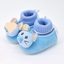 【软底】婴儿鞋冬季棉鞋加绒0-1岁男女宝宝保暖鞋6-12个月学步鞋