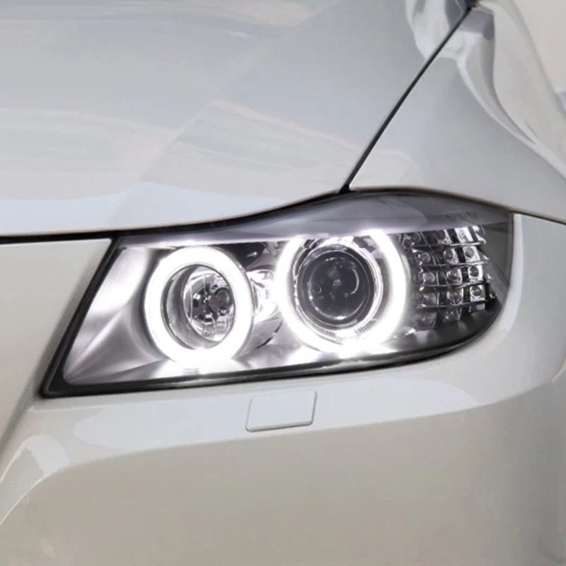 适用于宝马3系e90大灯总成318 320 325改装led日行灯双光透镜氙气