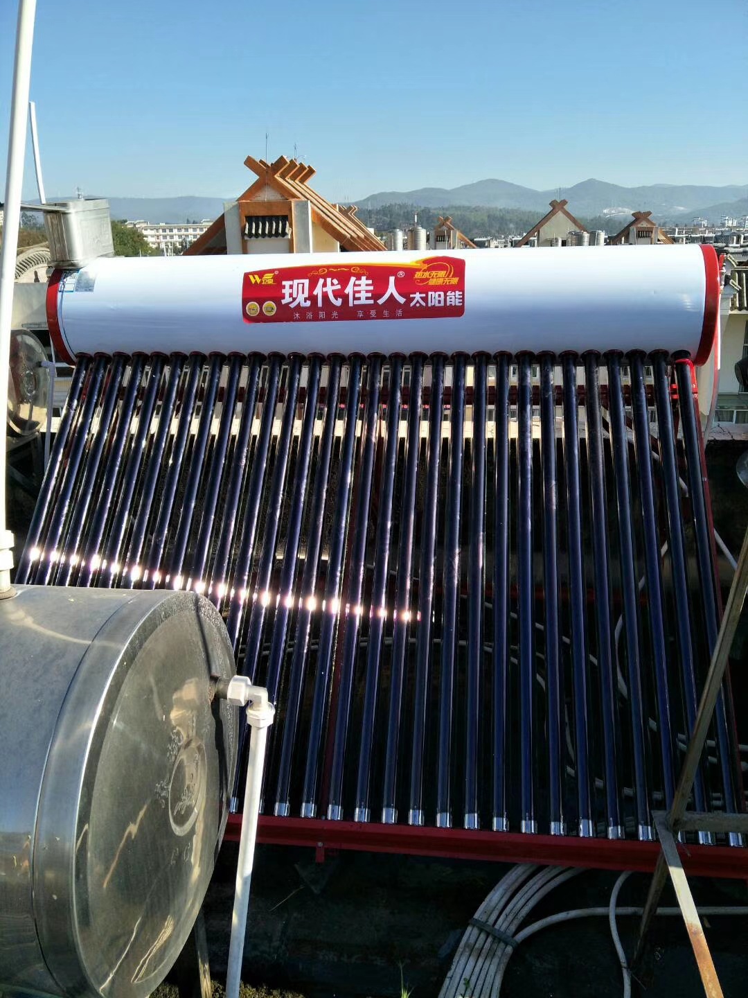 太阳能保温桶水箱储水桶不锈钢内胆太阳能热水器家用