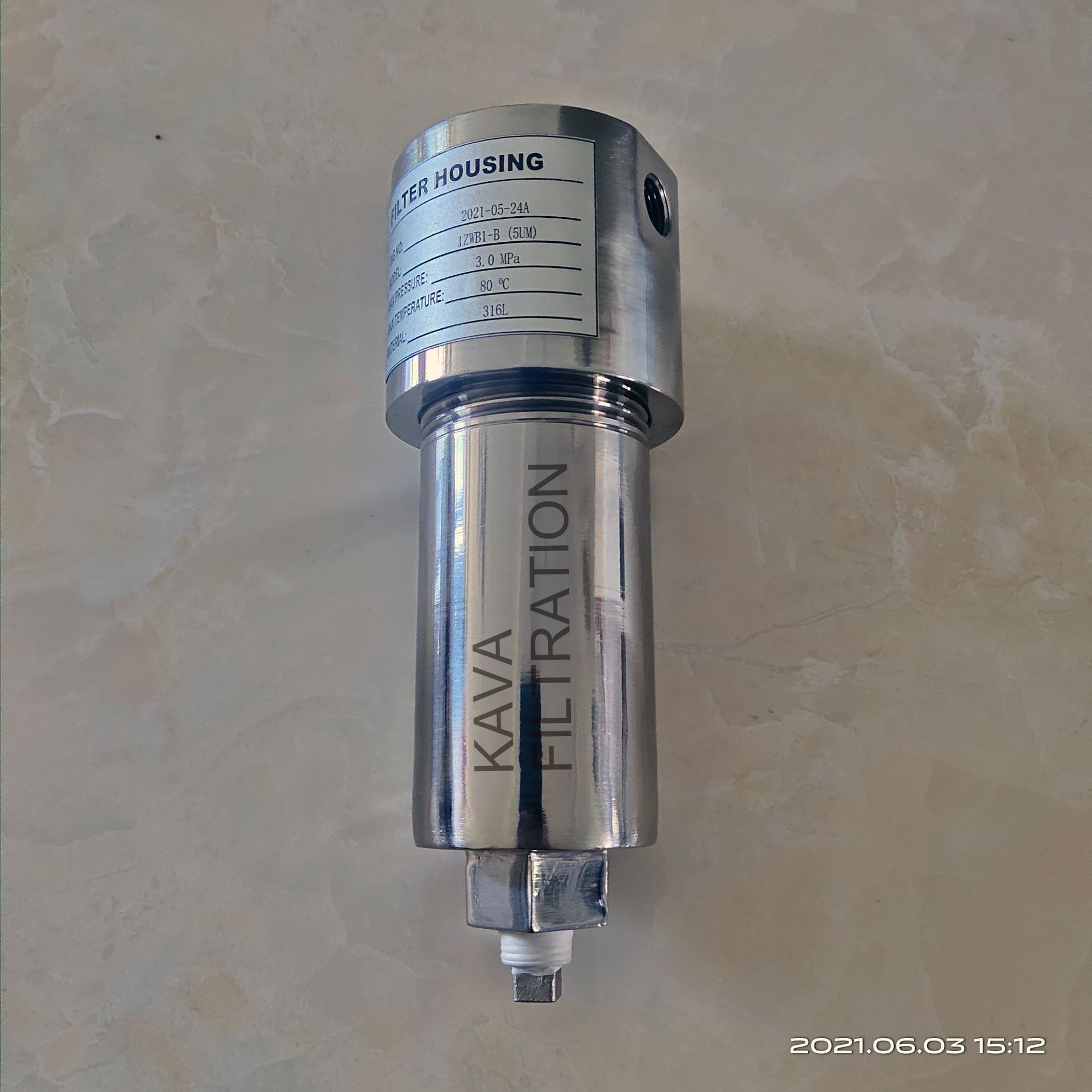 304316不锈钢高压气体过滤器高压液体过滤器高压天然气过滤器