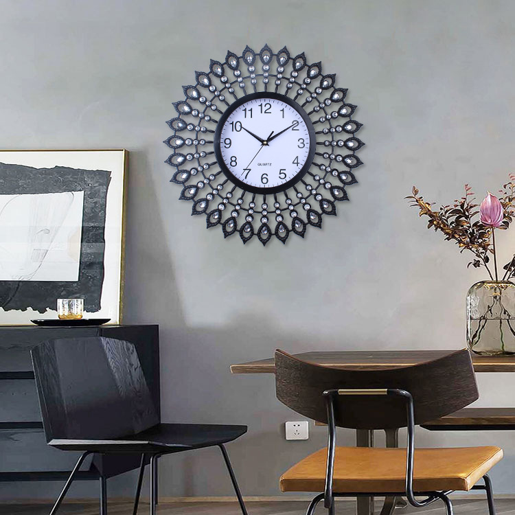 New European Style Simple Living Room Home Wall Clock Hallway Corridor Creative Decorative Clock Restaurant Atmospheric Wall Clock