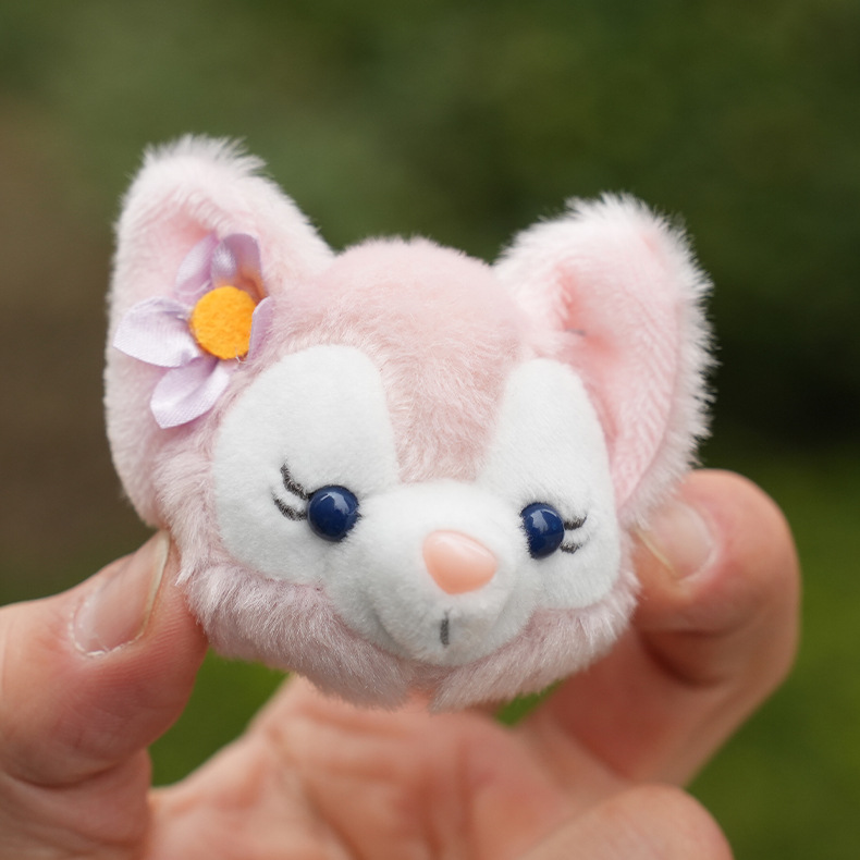 网红公仔配件玲娜贝儿小狐狸女生包包挂件狐狸小脑袋配饰现货批发