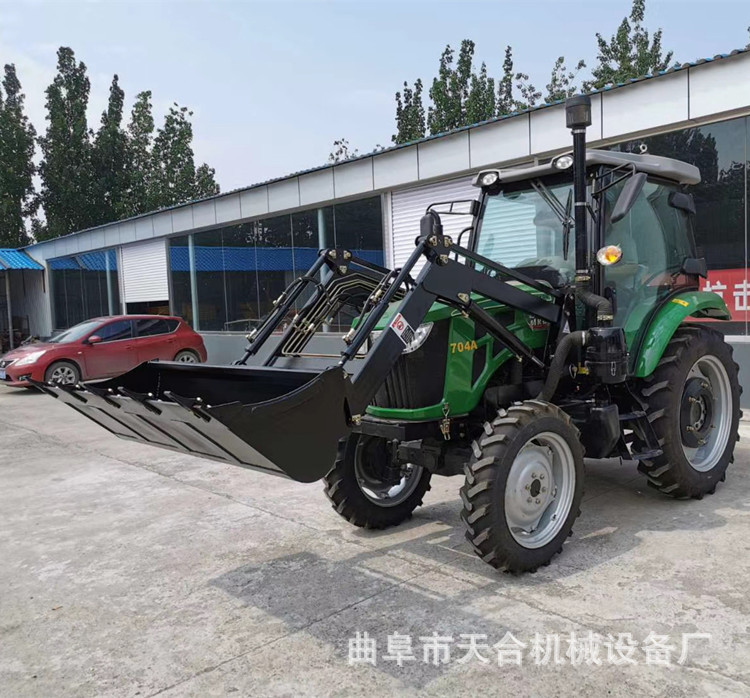 拖拉机改装前置装载机铲车全套配件农用拖拉机前推前装后挖定制