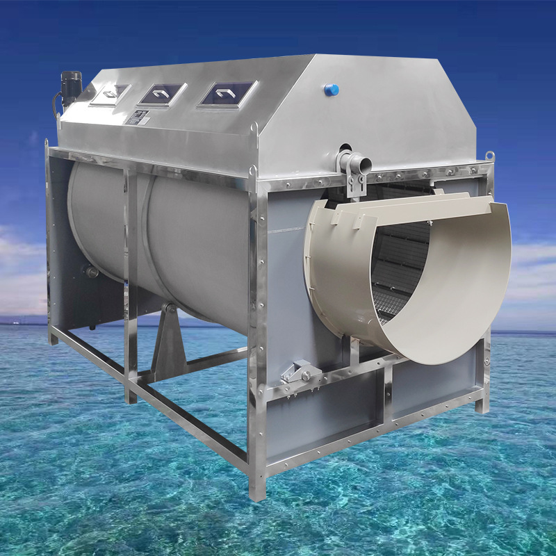 广州循环水养殖全自动智能稳定低耗水体过滤316不锈钢微滤机500吨