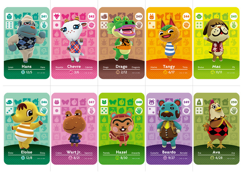 第五弹 动物之森amiibo卡片 三丽鸥联动卡 动物森友会村民房车卡