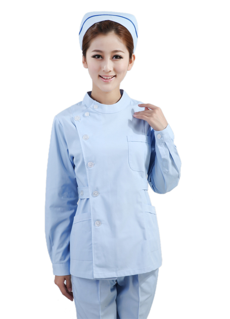 偏襟分体长袖医院护士长袖工作制服多款颜色可供选择规格齐全