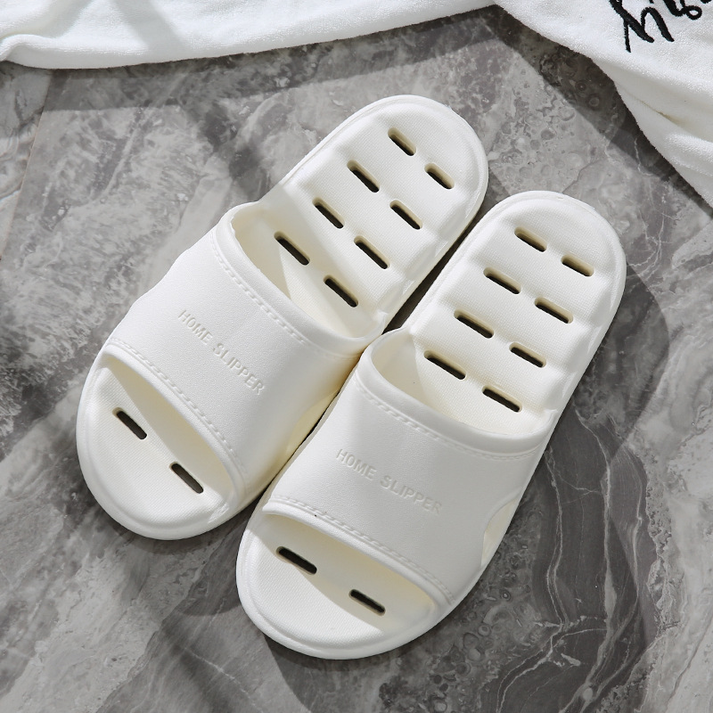 Bathroom Slippers Women's Summer Household Bath Non-Slip Home Indoor Leaking Quick-Drying Slippers Men's Summer