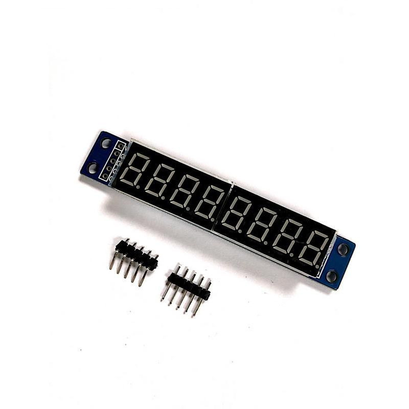 8位数码管显示模块max7219 led显示 支持级联八位串行3个io口控制