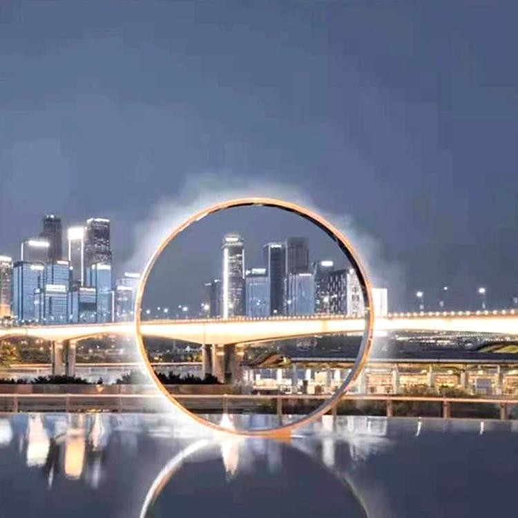 暖尔雾化门公共场所互动装置网红打卡景点景区水烟雾水雾环