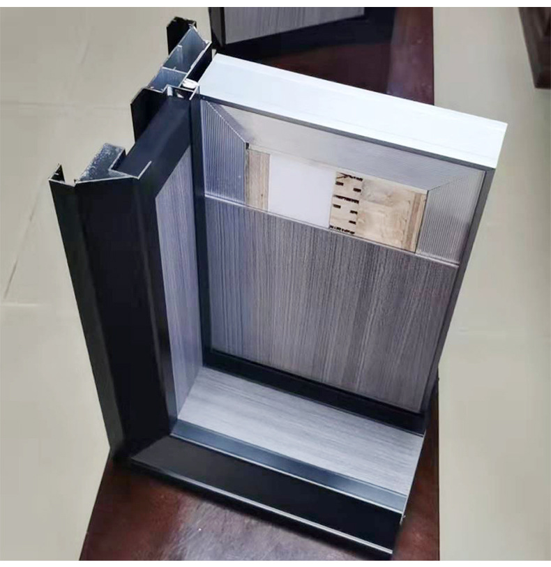 厂家直供宽门套铝合金推拉门平开门天地轴磁吸门套锁超白玻璃