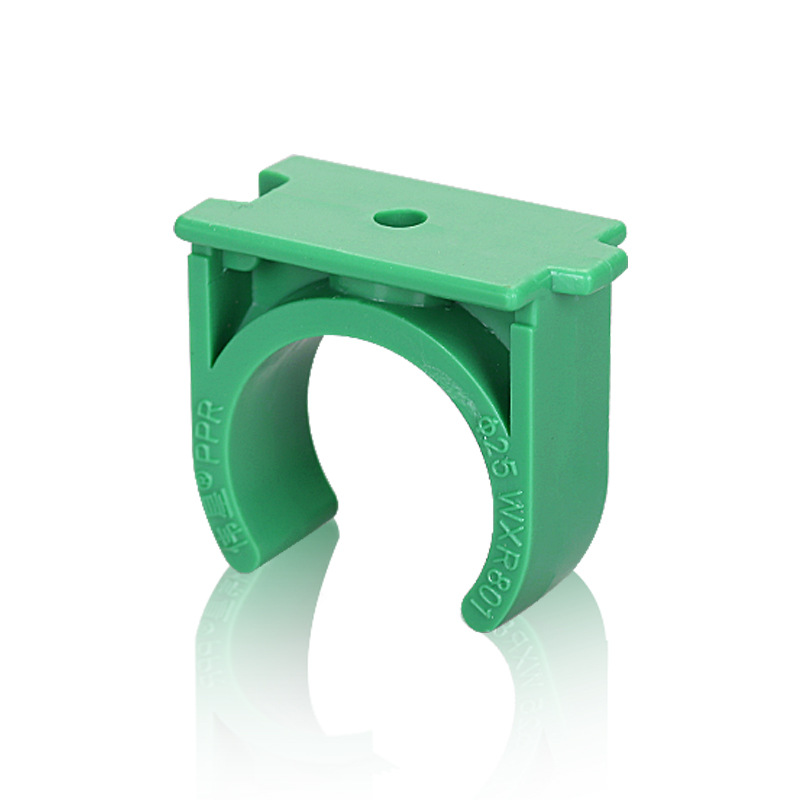 伟星师傅专用水管ppr塑料小管卡吊卡绿色6分25卡扣座卡水管高管卡