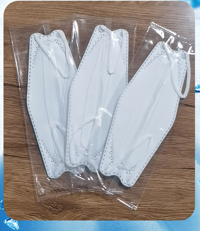 夏季冰丝凉透气kf94成人白色现货 kn95批发3d立体口罩n95独立包装