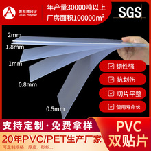 PVC胶片磨砂塑料吸塑折盒印刷PVC卷材薄片吸塑透明彩色半透pvc片