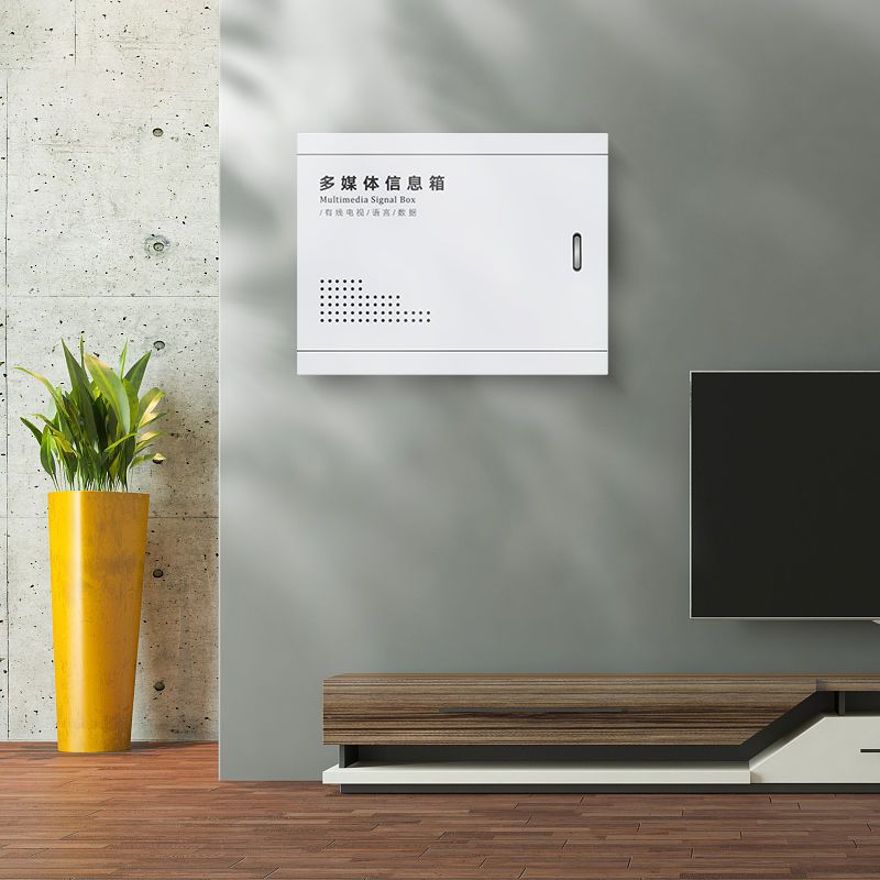 弱电箱多媒体集线箱家用暗装特大号光纤入户信息箱网络布线配电箱