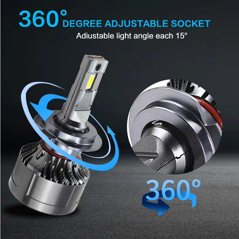 130W Copper Tube Super High Power Car Led Headlight H7 Super Bright Spotlight Bulb H4 Integrated Car Led Headlight