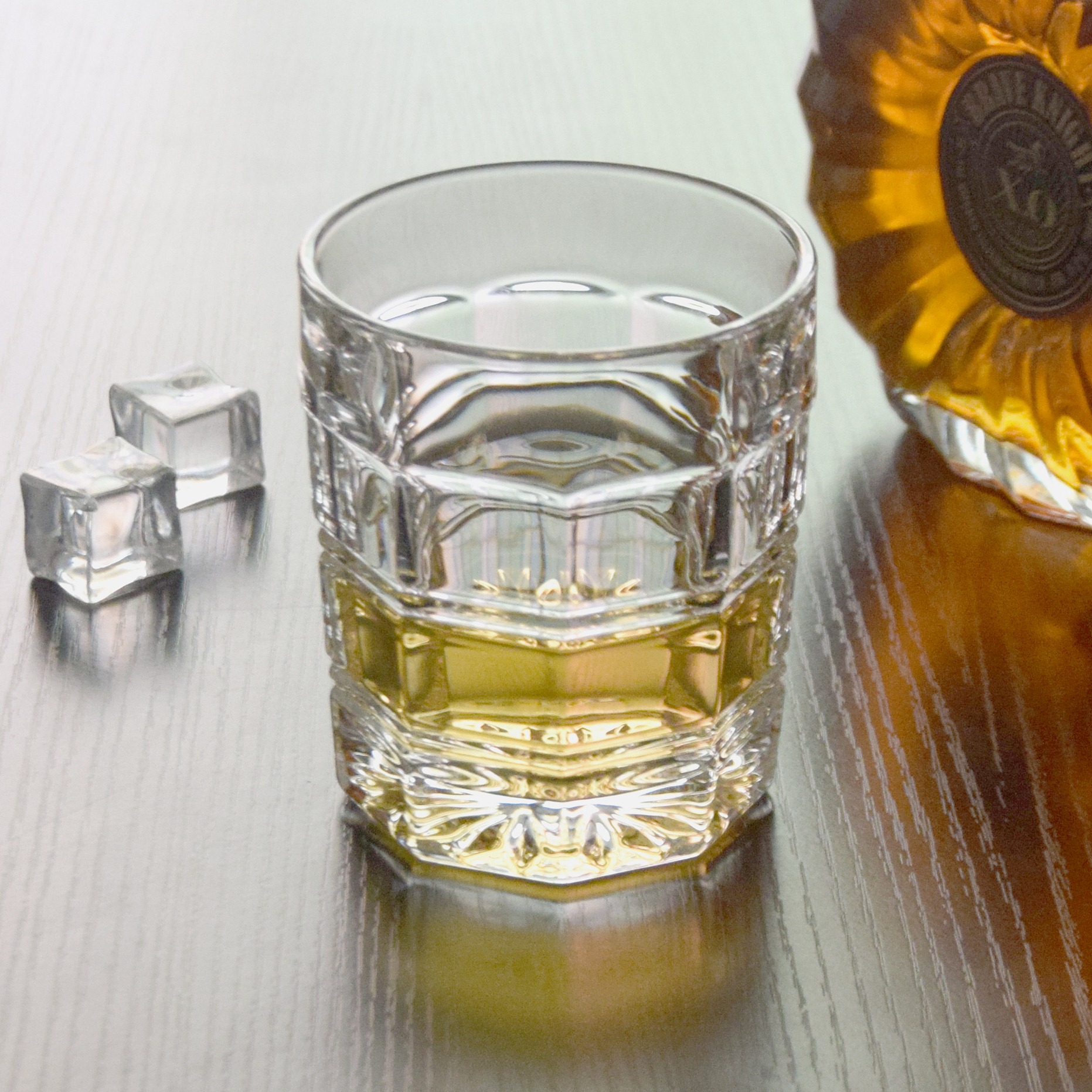 厂家批发透明玻璃杯高档ktv酒吧洋酒杯抖音网红古典威士忌杯340ml