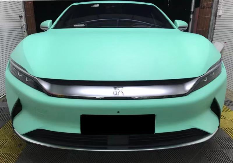 新品消光蒂芙尼 超亚蒂芙尼 薄荷绿汽车改色膜车身贴膜-阿里巴巴