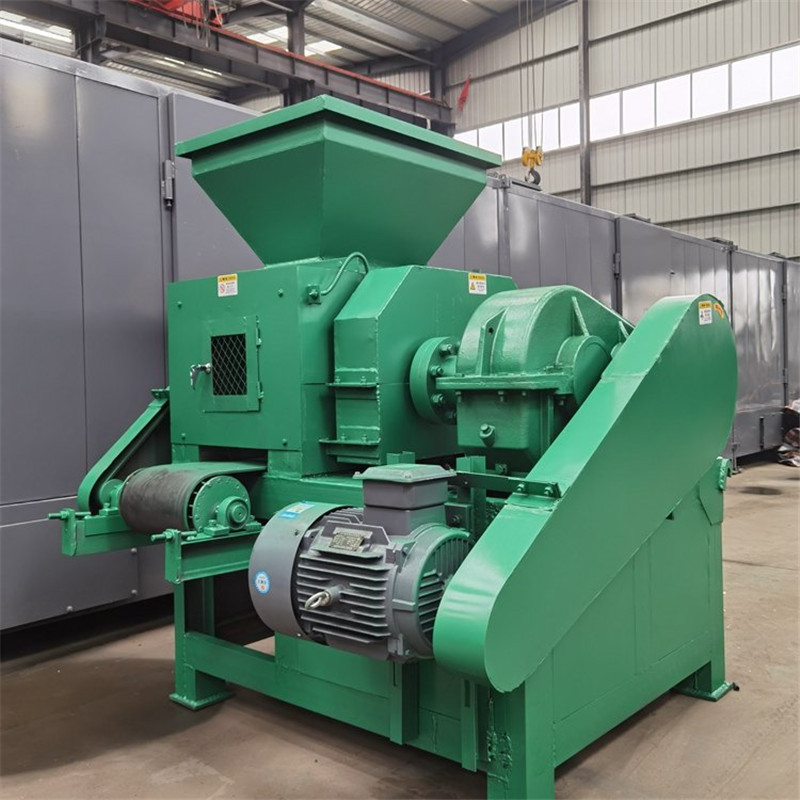 厂家供应290型木炭污泥压球成型机德辉四辊挤压铝渣压球机