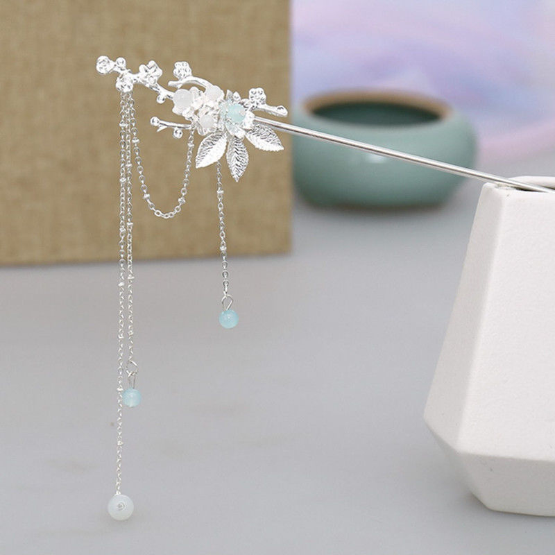 汉服头饰流苏步摇簪子中国风手工盘发发簪百搭日常女古风发饰