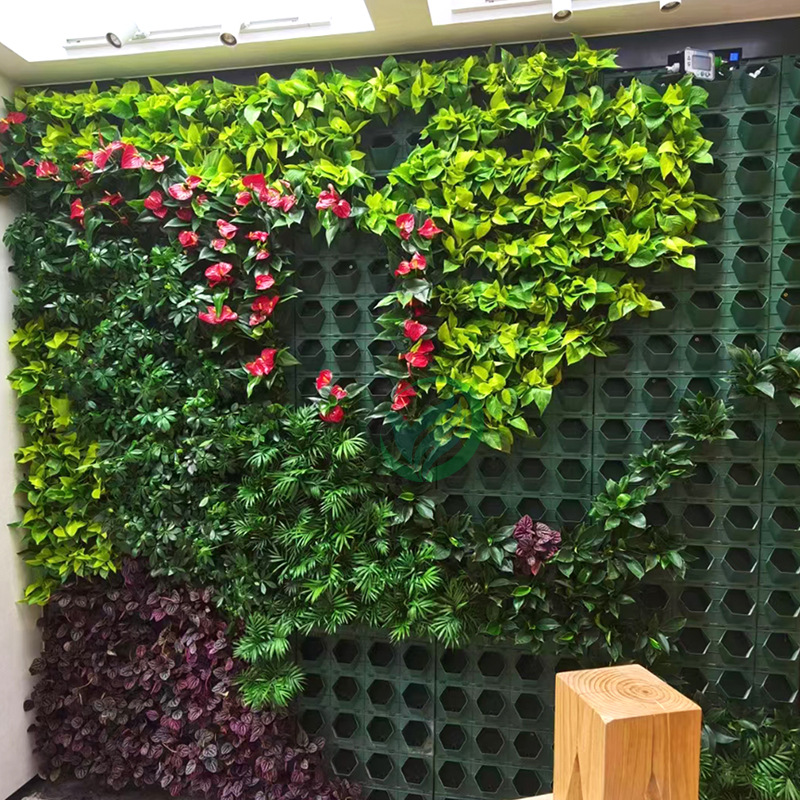宁波垂直绿化蜂巢花盆容器室内室外立体绿化墙景观绿墙花墙提升