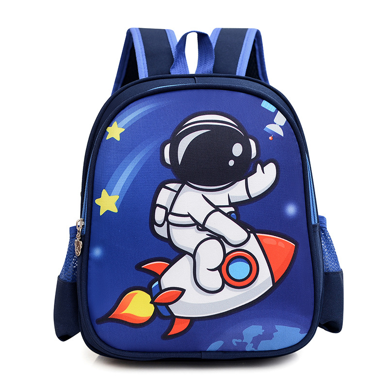 Spaceman Children's Schoolbag Trendy Burden Reduction Primary School Student Backpack Unicorn Junior Grade Student Backpack Wholesale