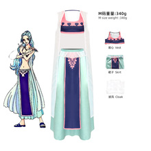 z海贼王cos服one piece 薇薇cos服 vivi角色扮演cosplay长裙全套