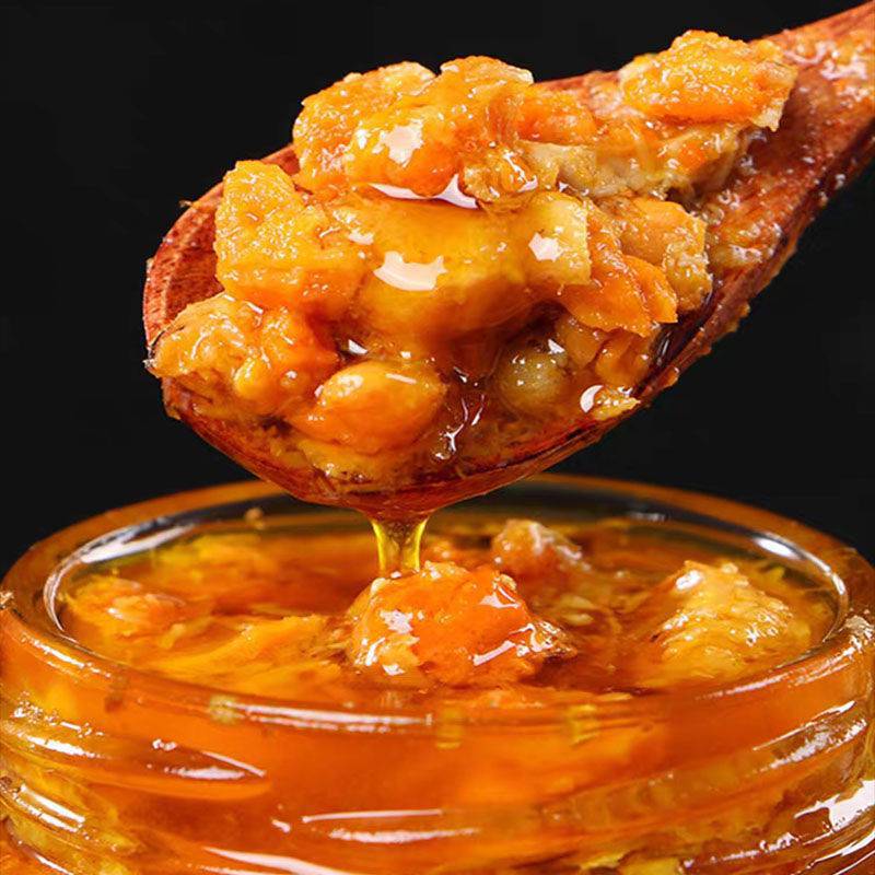 蟹黄酱下饭酱即食蟹酱拌面拌饭酱咸蛋黄酱海鲜酱中西餐调味酱