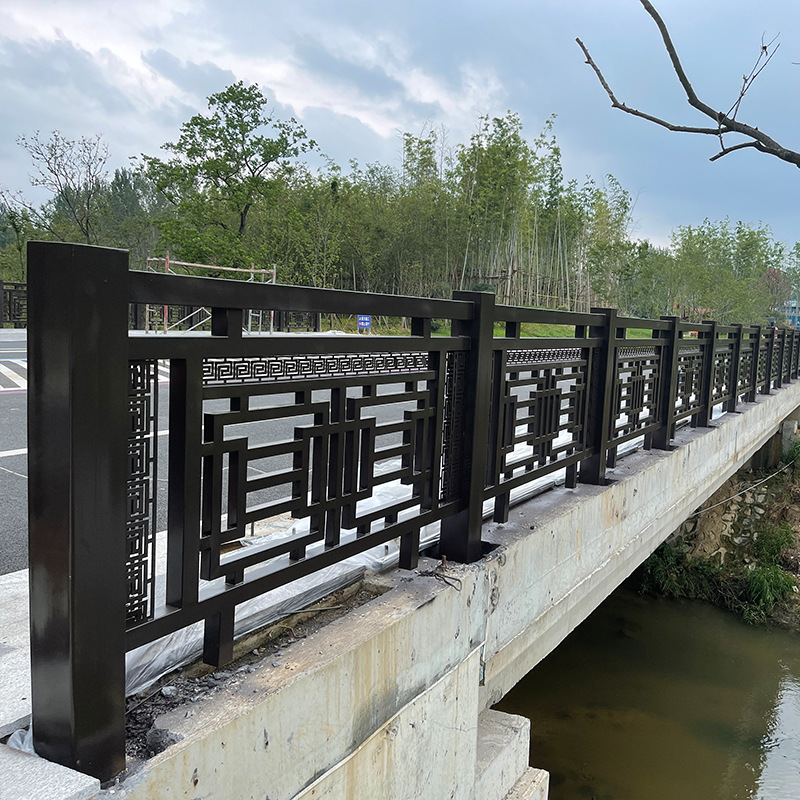 加工定制别墅阳台围墙防护栏公路防栏道路护栏铝合金护栏河道景观