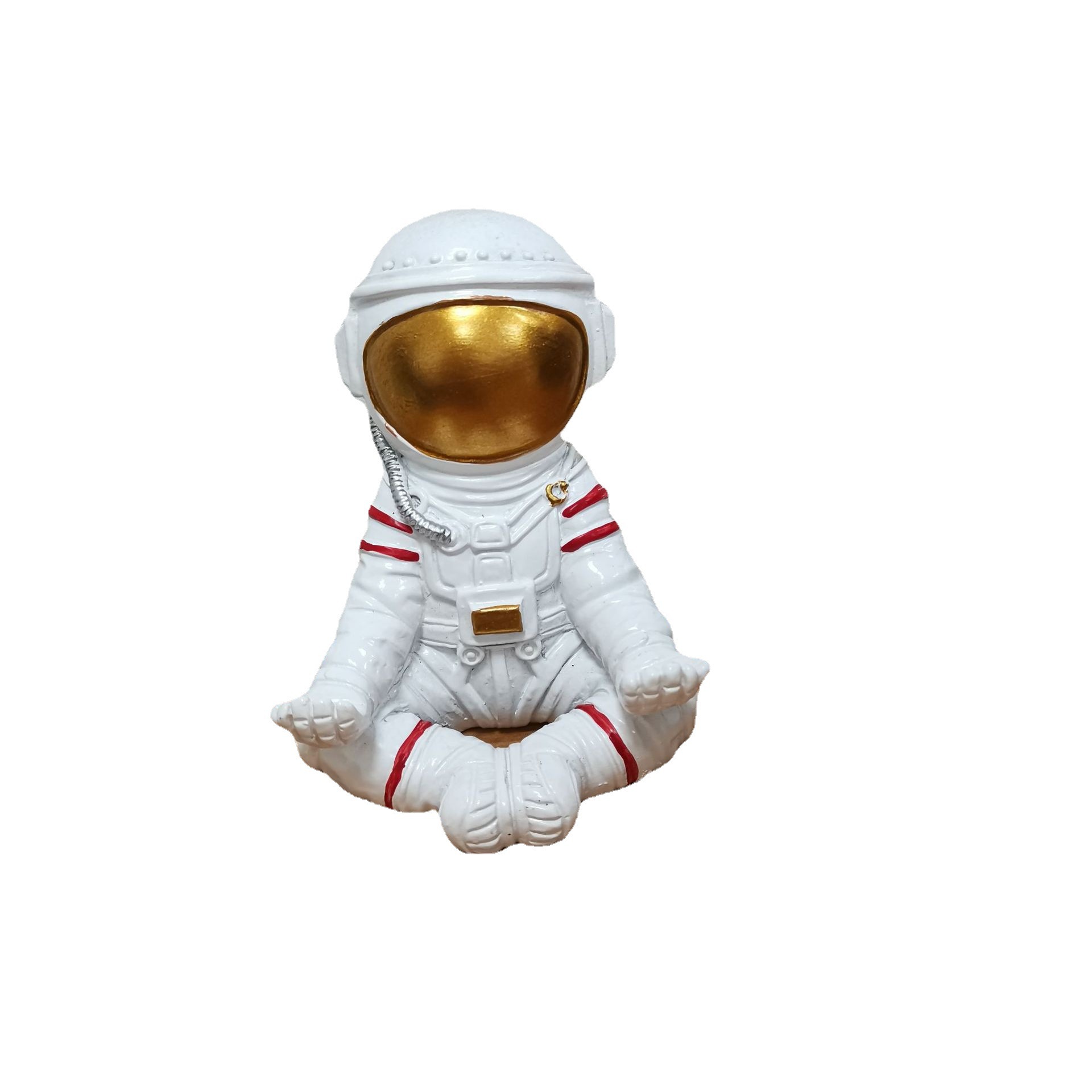 Cartoon Astronaut Mobile Phone Holder Creative Ins Table Decoration Lazy Phone Bracket Resin Crafts