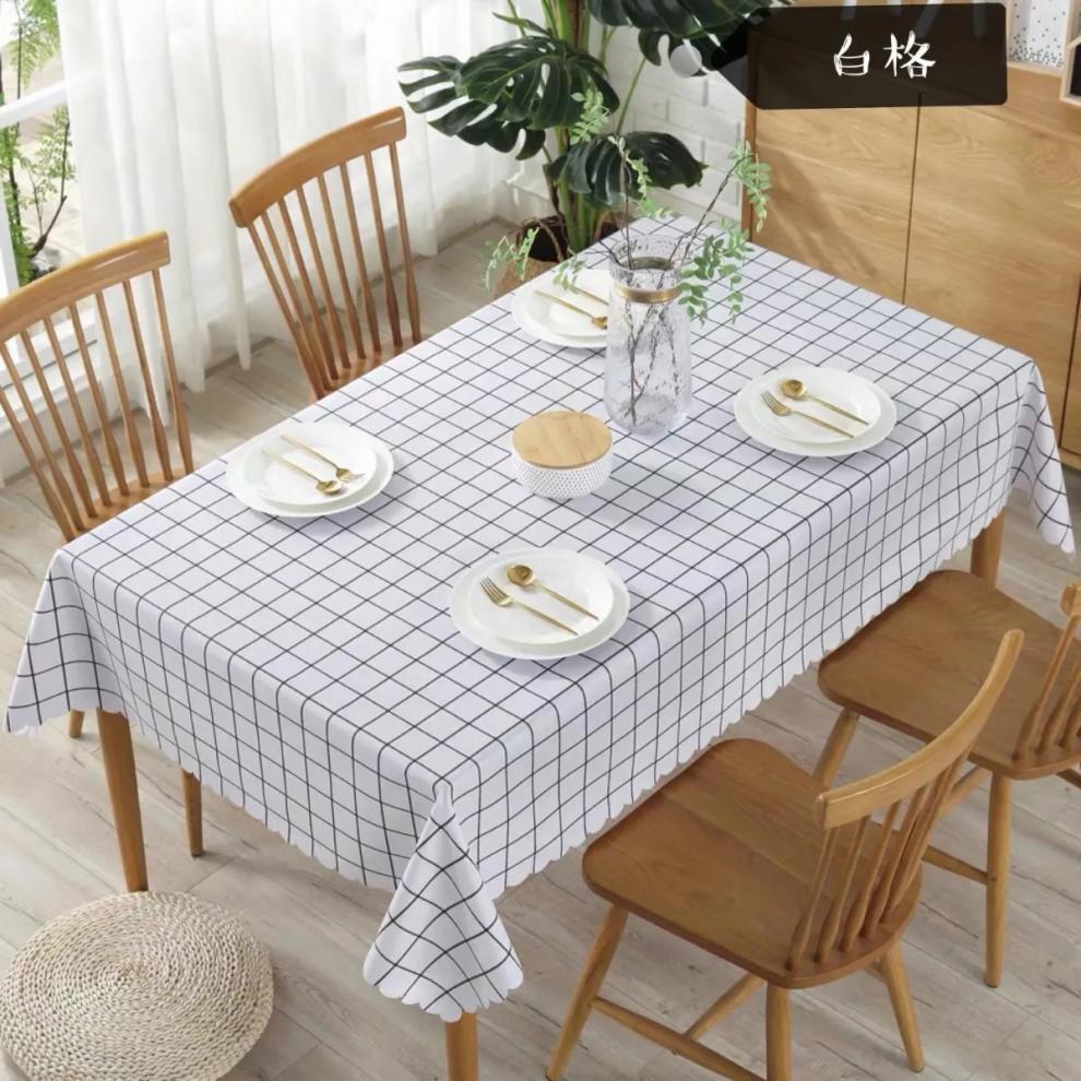 一件代发桌布防水防油免洗茶几垫pvc正长方形桌子罩布餐桌布i