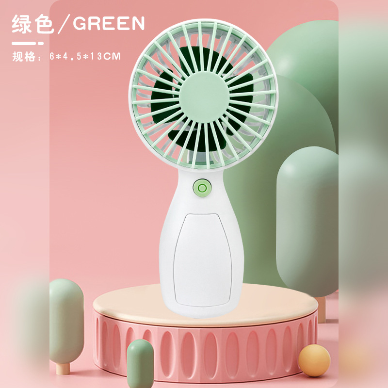 Usb Charging Pocket Fan Hand-Held Push Hand Gift Box Logo Summer Mini Little Fan Wholesale