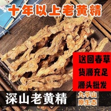 野生黄精九华山野生特级黄精批发正宗黄精干男性滋补泡茶泡酒煲汤