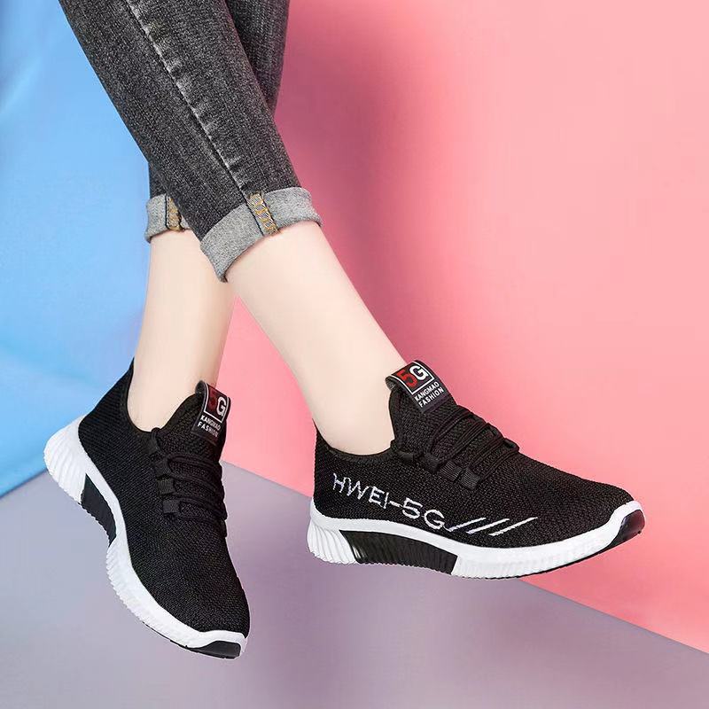 Summer Old Beijing Cloth Shoes Women's Casual Low-Top Running Shoes Fashionable Breathable Hiking Sneaker Confinement Mom Shoes