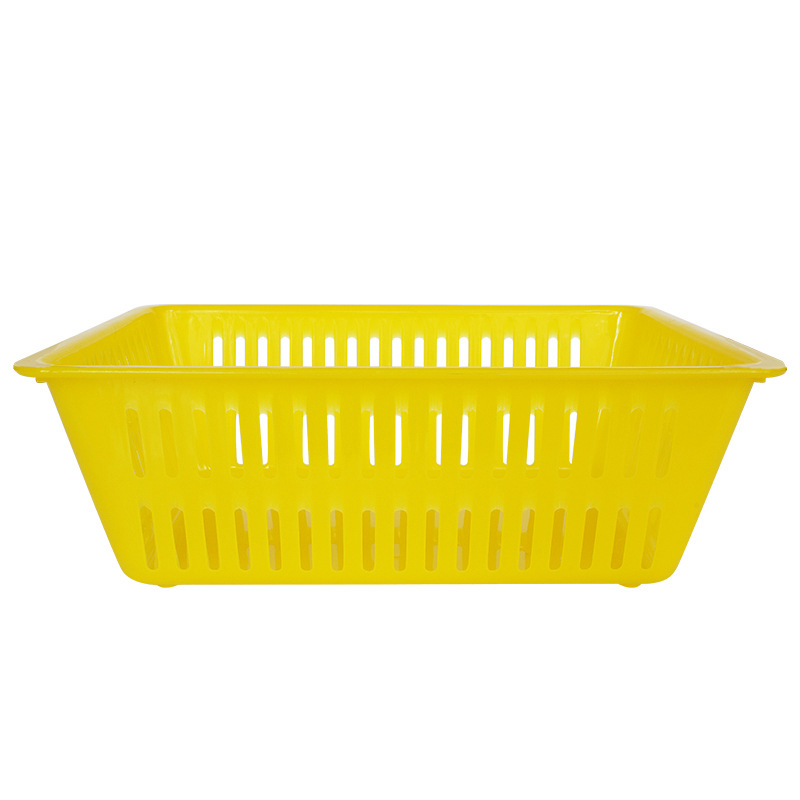 厂家直销黄色币塑料小篮子代币盒子电玩城游戏厅装币框篮子储物篮