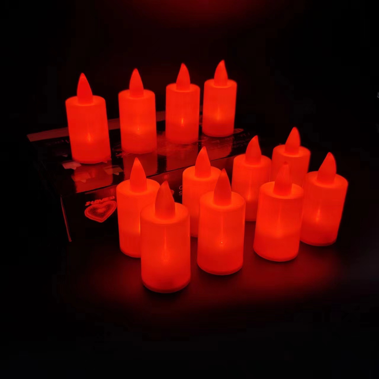 Factory Direct Sales Led Large Electronic Candle Creative Proposal Birthday Tomb-Sweeping Festival Grave Candle