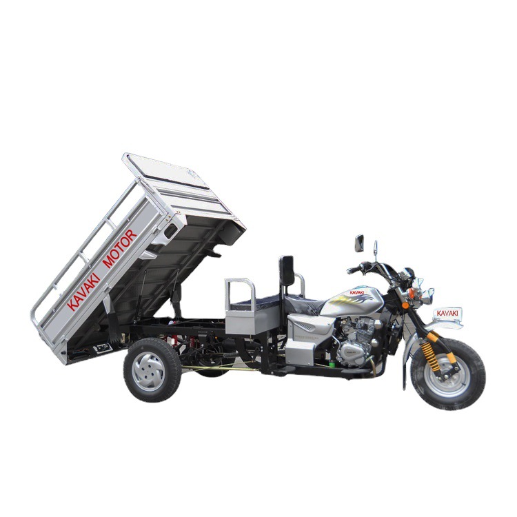 广州摩托车厂家kavaki 150cc 200cc双排座客货两用三轮摩托车载客