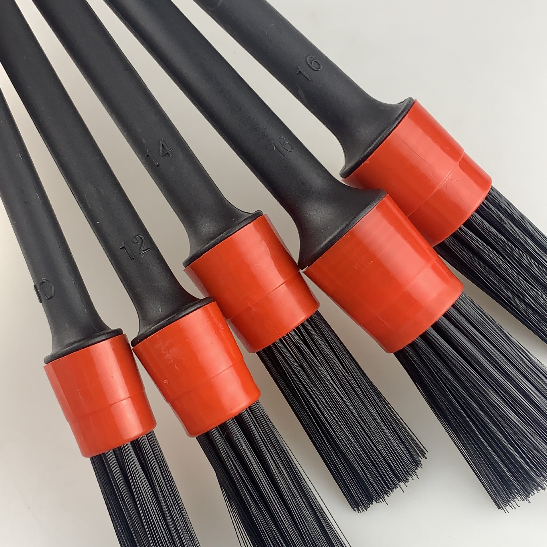 汽车细节刷5件套洗车毛刷清洁软毛小刷子车用空调出风口清洁刷